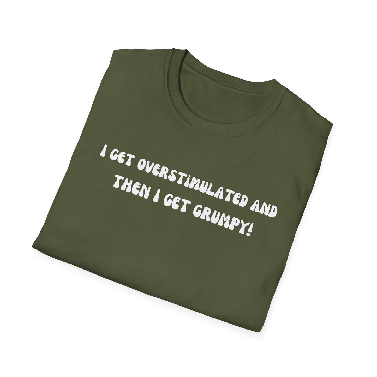 Overstimulated T-shirt for ADHD Friend gifts for Autism Awareness T Shirt Mental Health gift for Autistic Tee