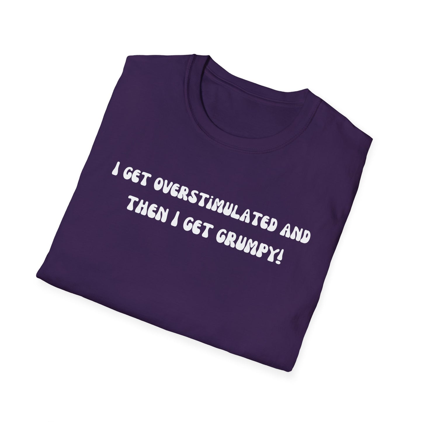 Overstimulated T-shirt for ADHD Friend gifts for Autism Awareness T Shirt Mental Health gift for Autistic Tee