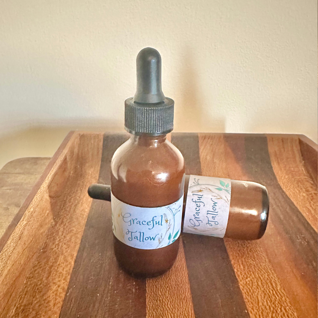 Tinted Sunscreen Oil Foundation Tinted Moisturizer Tallow Emu Oil Moisturizing Facical Oil All Natural Makeup Mineral Sunscreen 2oz Bottle