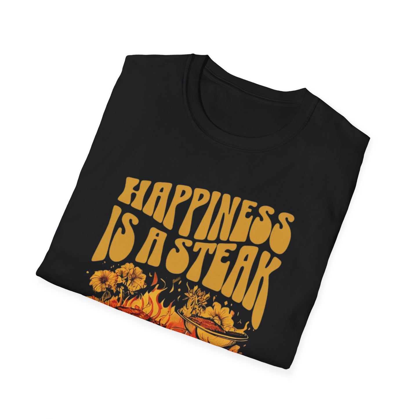 Groovy Meat Shirt for Carnivore TShirt for Steak Lover gifts for Christmas present for Meat Lover T Shirts Happiness Is A Steak T-shirt gift