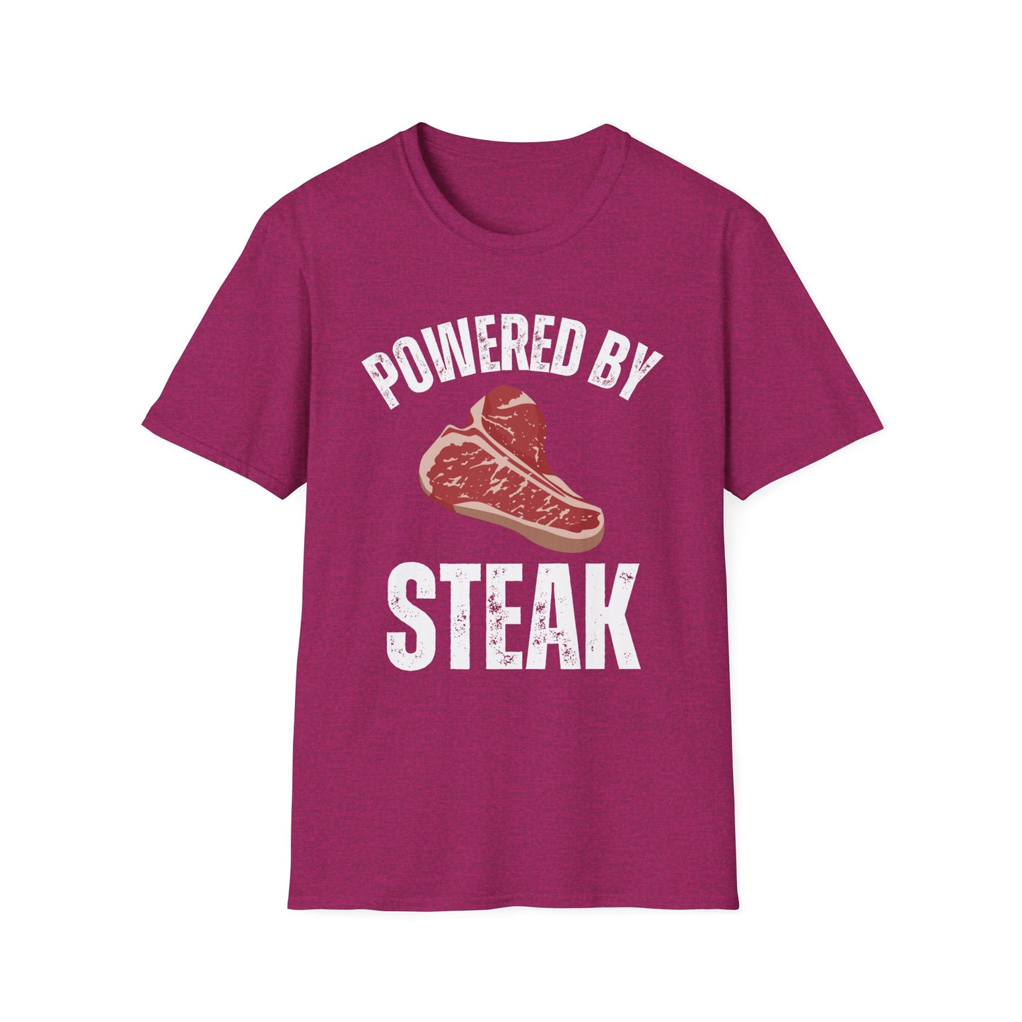 Steak Shirt - Powered By Steak T-shirt for Meat Lover Shirt for Meat Lover gift for Carnivore T Shirt