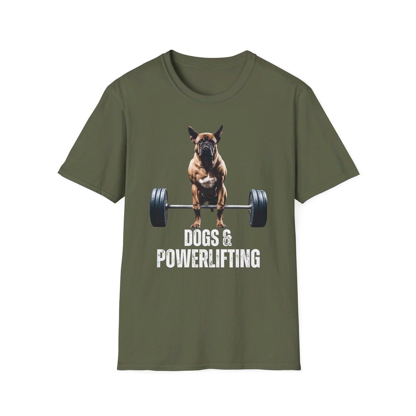 Dog Powerlifting Shirt for Dog Lover gifts for Gym Tshirts for Weightlifting T-shirt for Dog Dad gift for Dog Mom T-shirts for Powerlifter gift
