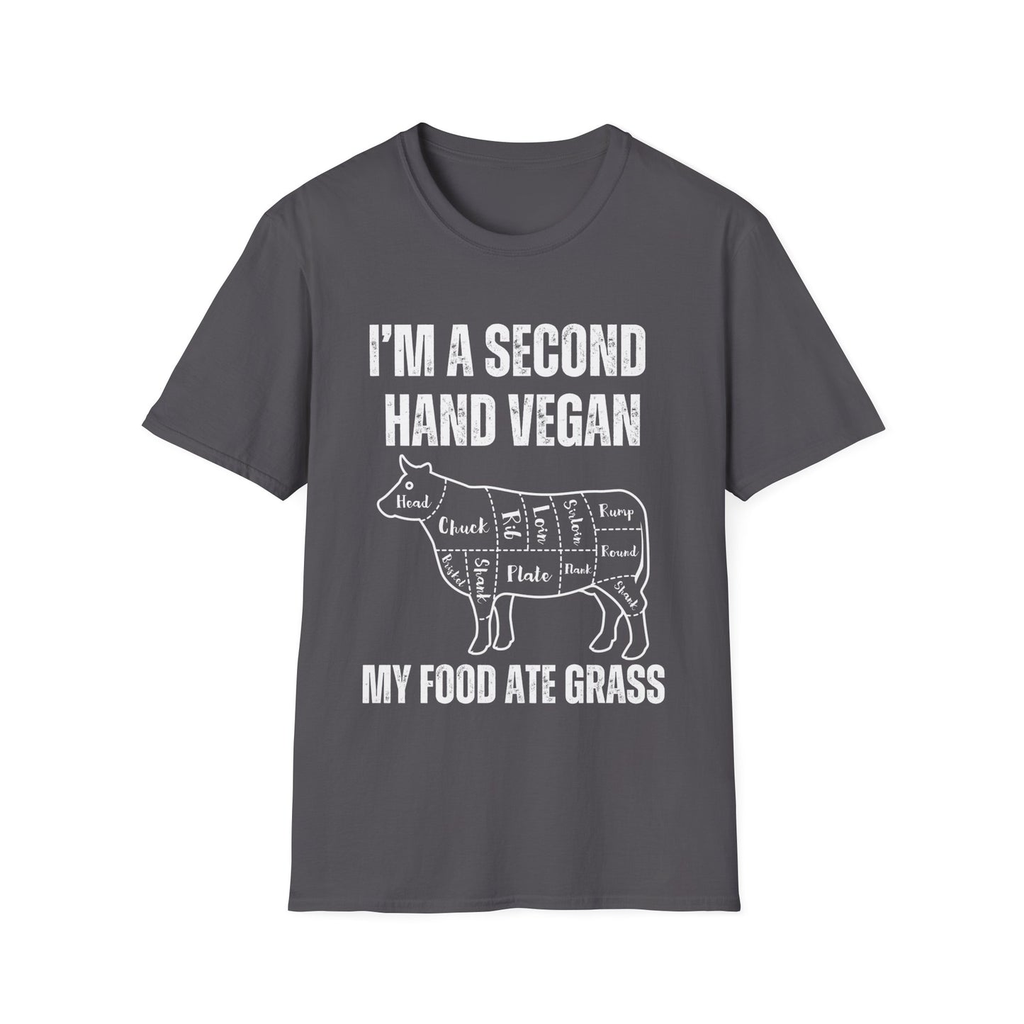 Second Hand Vegan Shirt for Meat Lover gift Funny T-shirt for Steak Lover gift for Meat Lover Shirt for Carnivore T Shirt