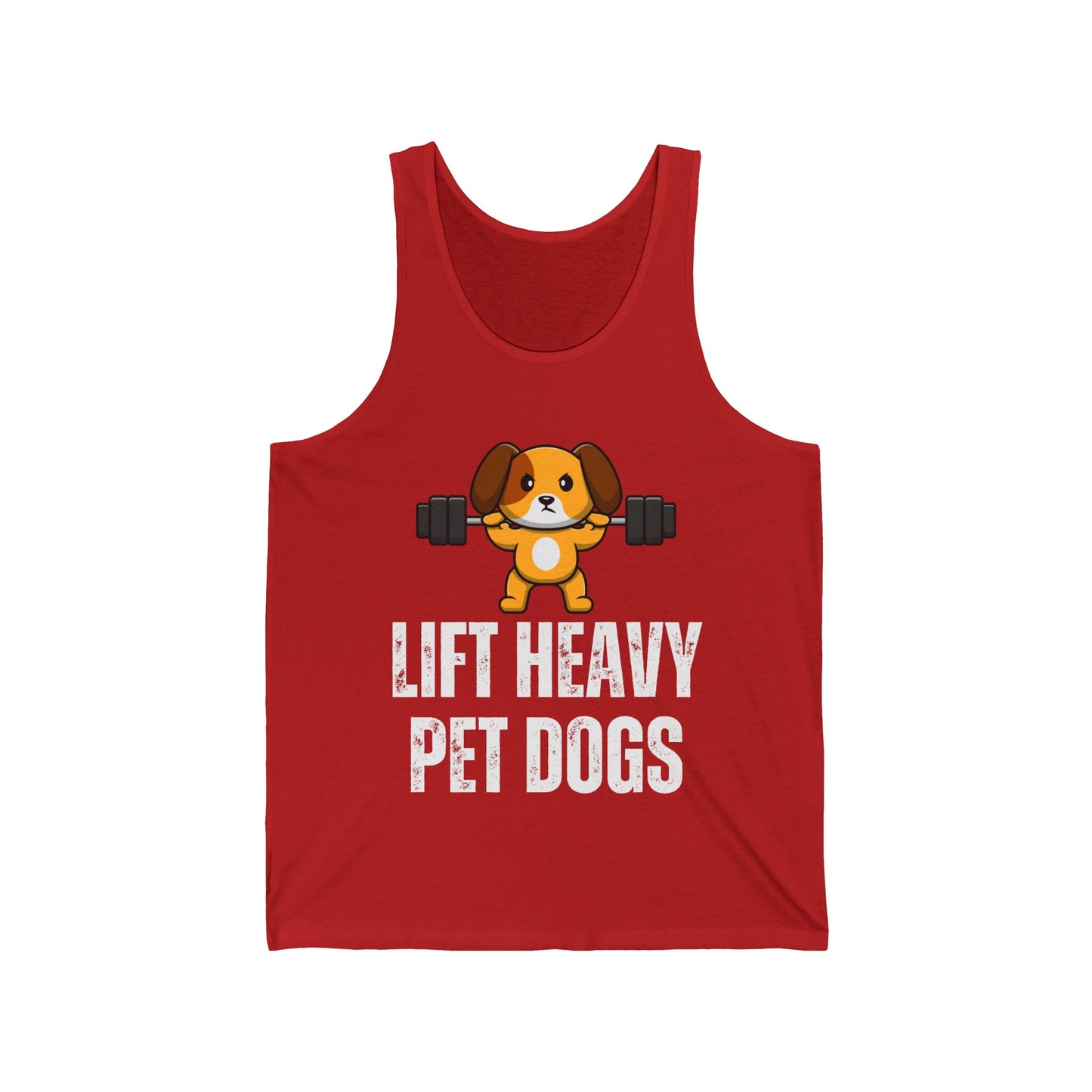 LIFT HEAVY Pet DOGS Tank Top for Gym Lovers gift for Dog Lover Tank Tops Funny Dog Shirt Dog Lifting Weights Dog Working Out Tee
