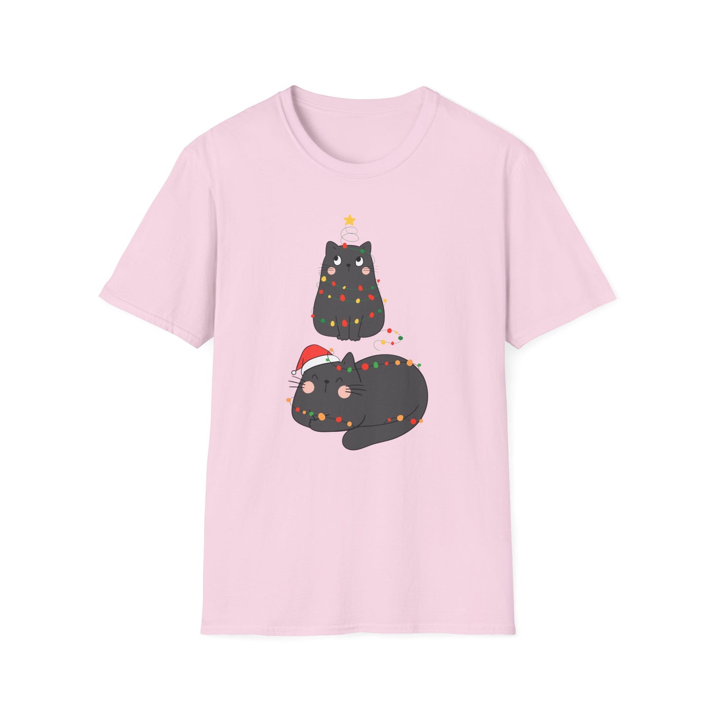 Comfy Cat Shirt for Christmas gift for Cat Lovers T-shirt for Cats Mom gifts for Friends Birthday presents for Cat Enthusiast Tshirts Her
