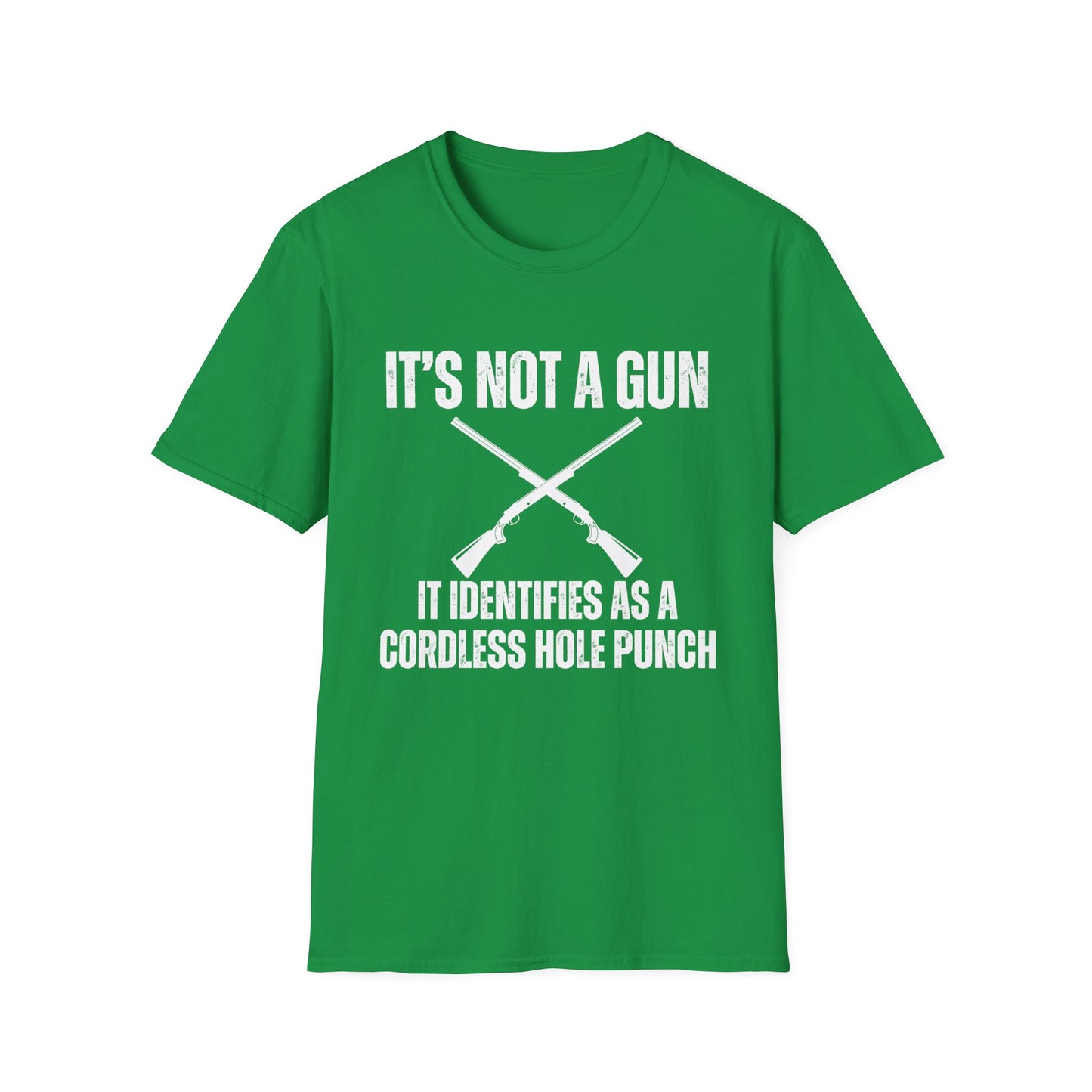 2nd Amendment Tshirt  It's Not A Gun It Identifies As A Cordless Hole Punch T-shirts for Second Amendment Shirt for Him gifts for Mens gift