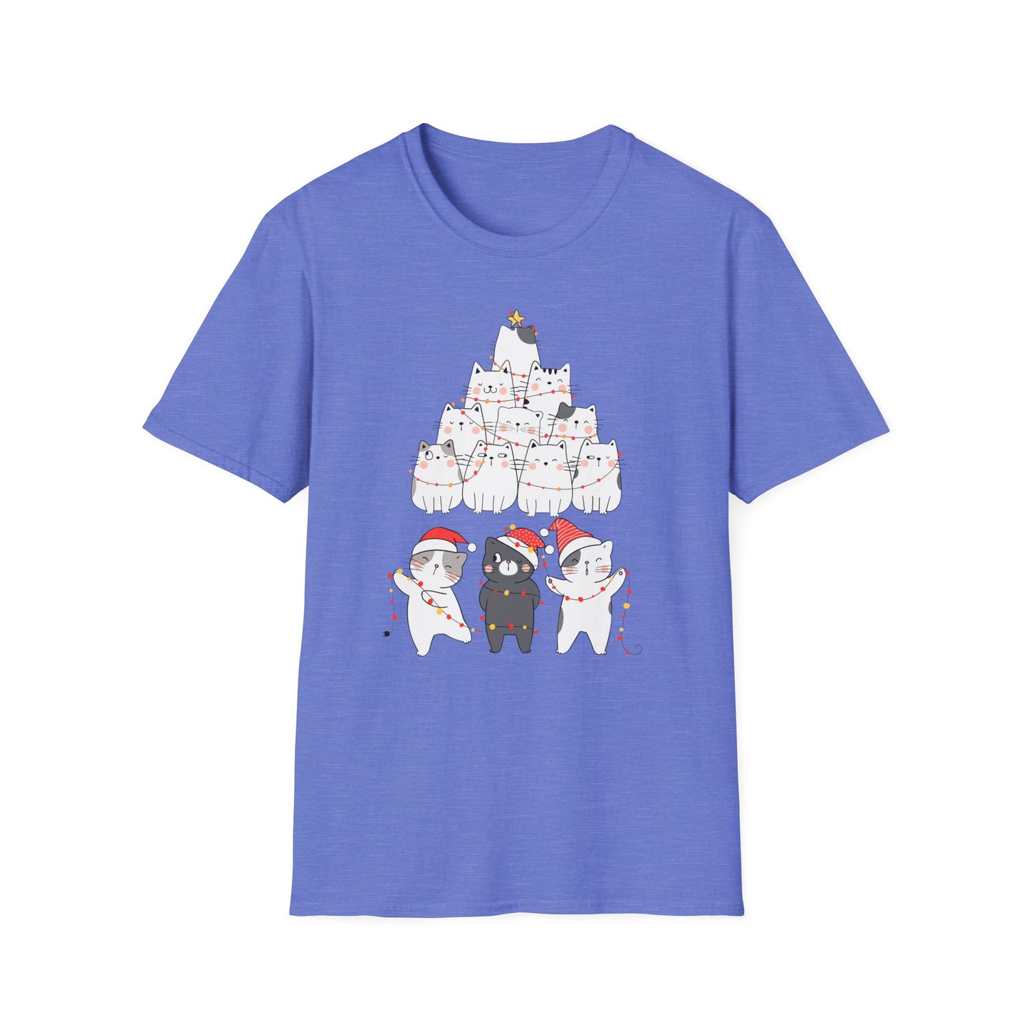 Christmas Lights Shirt for Christmas Party gift for Cat Christmas Presents for Cat Lovers gift for Christmas Funny Shirts Funny Christmas