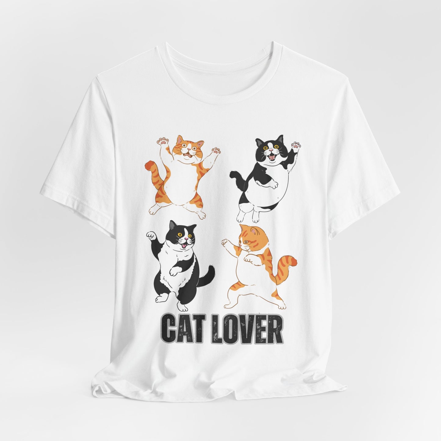 Funny Cat T Shirt Cute Cat Shirt for CAT LOVER Gift Cute Cats T- Shirt for Cat Mom Gift for Her or Gift for Him