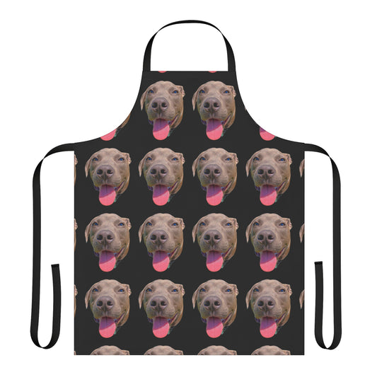 Pit Bull Dog Apron for Dog Mom gift for Dog Dad Mens Aprons for Pit Bull Awareness Pit Bulls Advocate