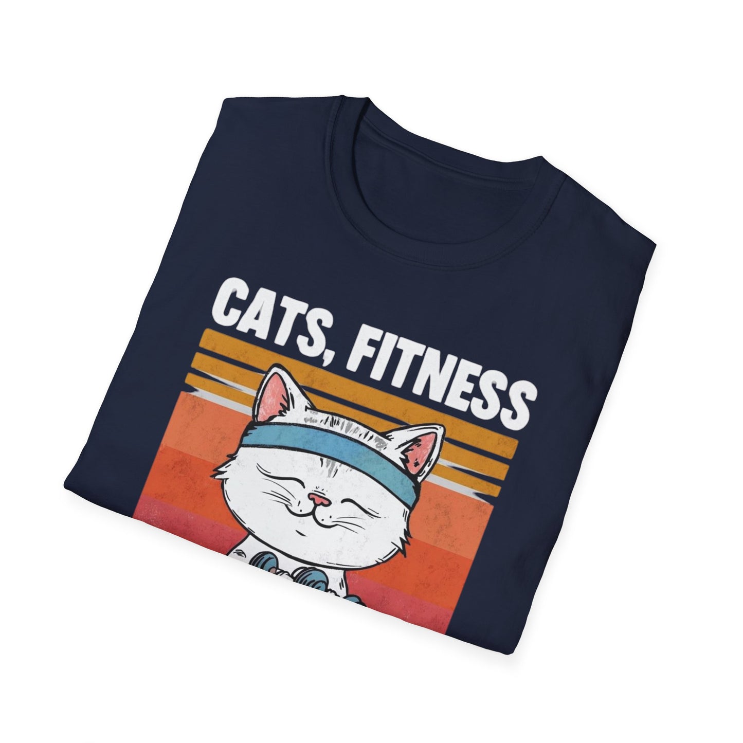 Cat Fitness Shirt for cats Lover gifts for Pet Lovers T-shirt for Gym Rat T Shirt Funny Dog T Shirts CATS Fitness and Not Much Else Tees