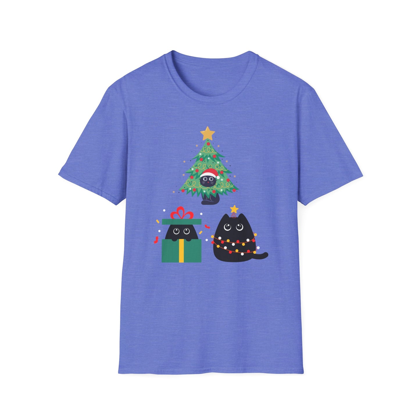 Funny Black Cat Shirt for Christmas gift for Cat Lover gifts for Cat Mom presents for Christmas Women's T Shirts for Her gifts for Her