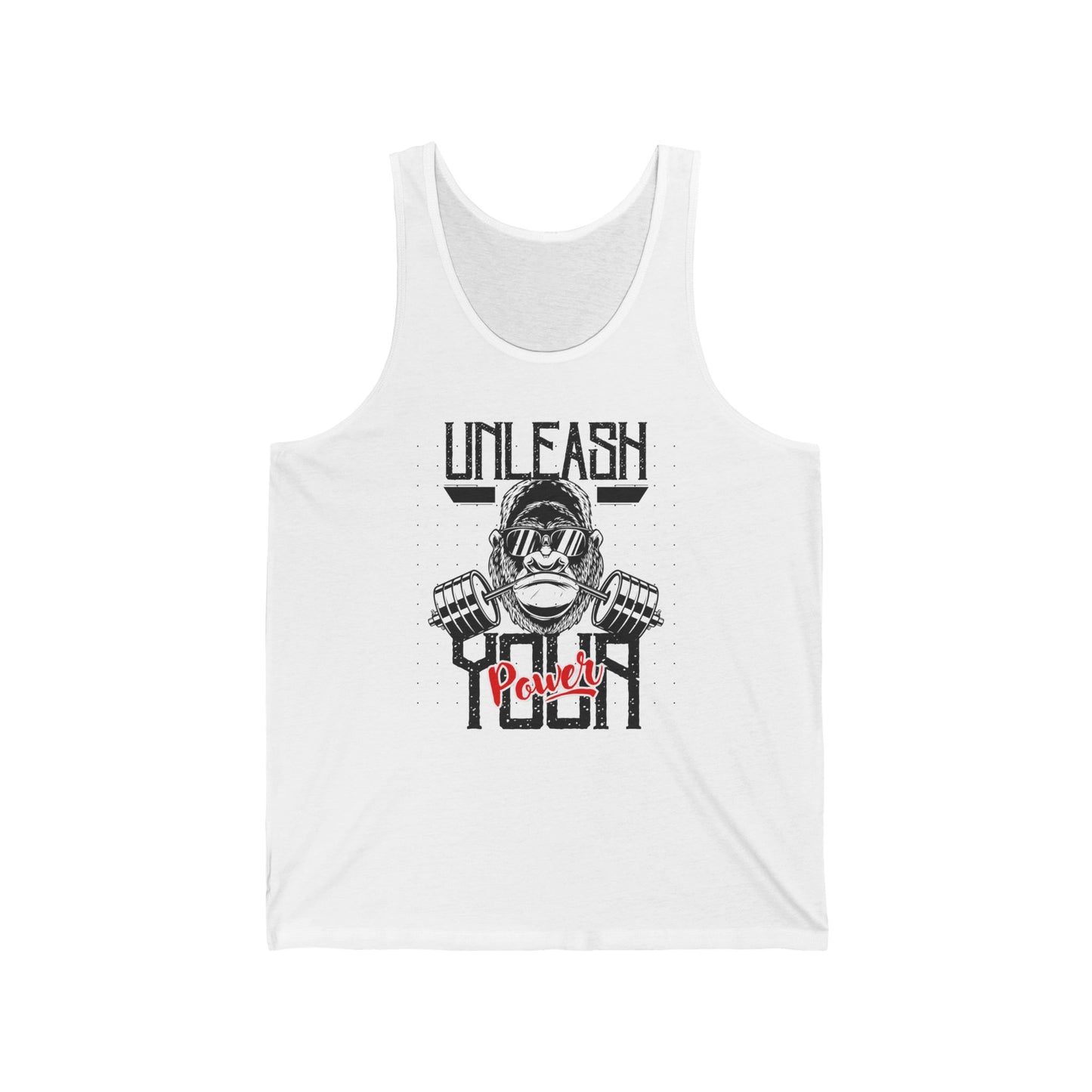 Unleash Your Power shirt Power Unleashed Tank Top, Gym Muscle Tee, Bodybuilding Shirt, Gorilla Strong, Fitness Apparel