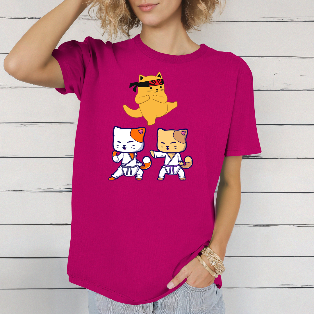 Samuri Kitty Shirt Funny Ninja Cats T-shirt for Funny Cat gifts for Cat Mom gift for Cat Lover T-shirts for Cat Dad gift for Him gifts for Cat Lady Tshirts