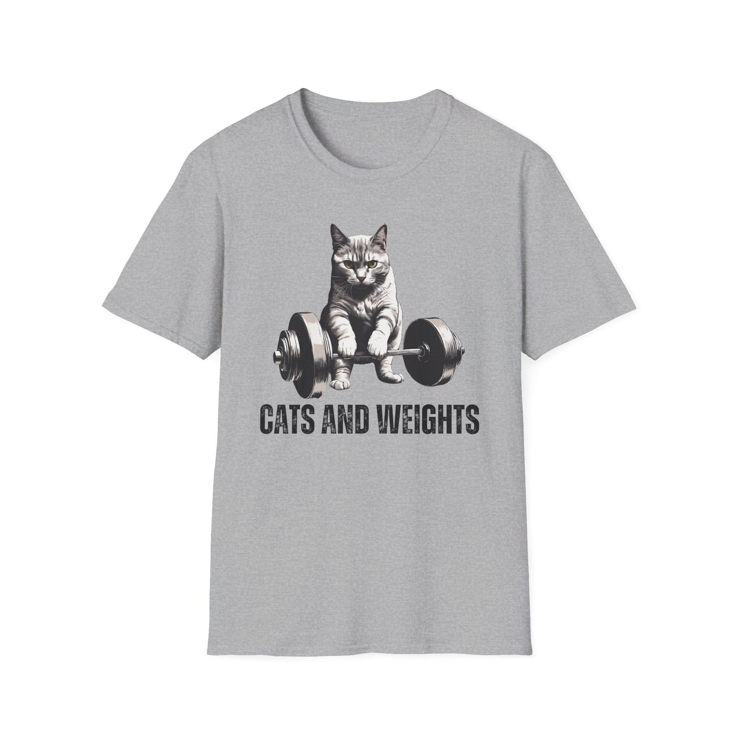 Cat Deadlifting T-Shirt for Cat Lover gift for Powerlifter gift Powerlifting Cat Shirt Funny Weightlifting CAT T Shirt
