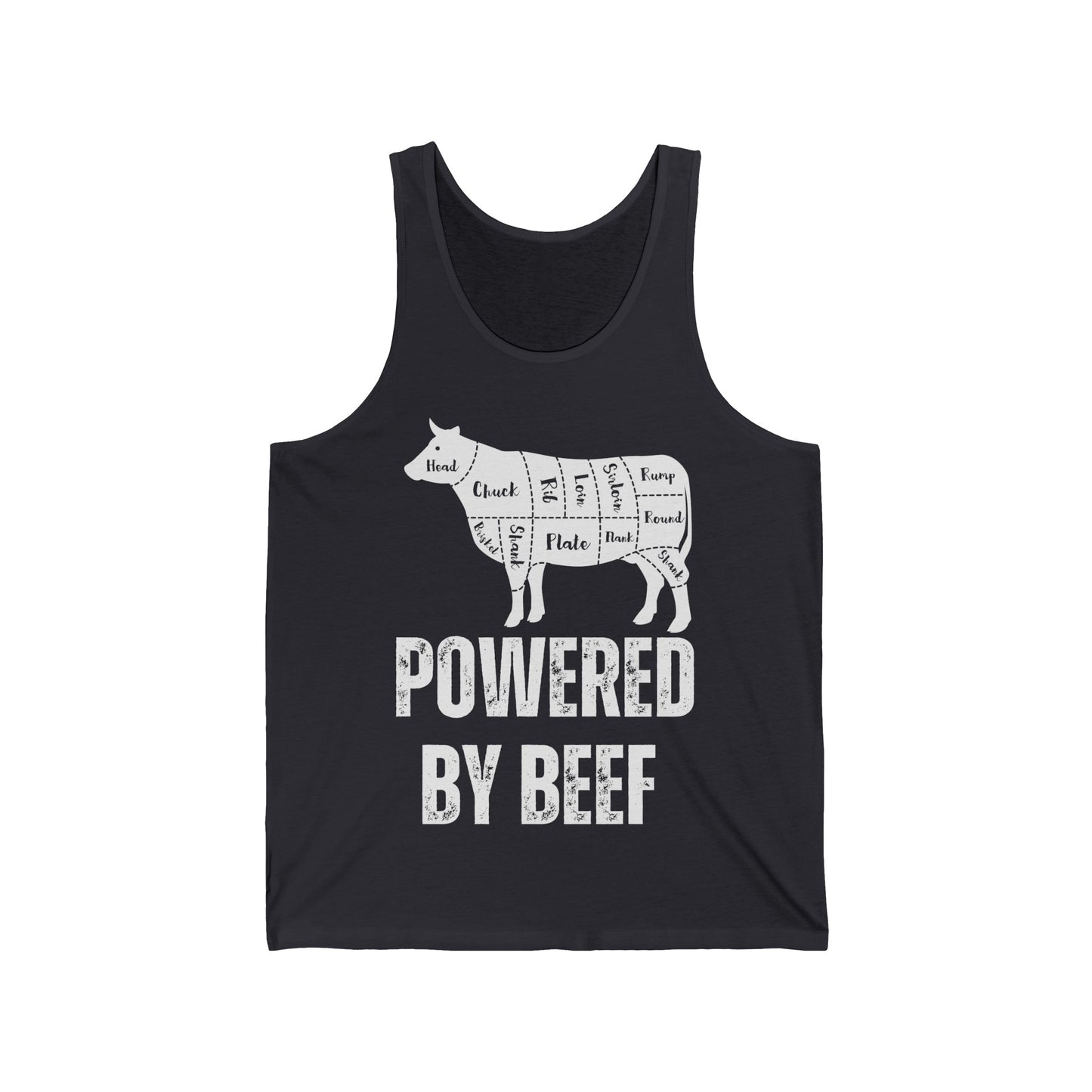 Carnivore Tank Top for Carnivore Diet gift Funny Meat Shirts for Workout Tank Top for Gym Rat gifts Powered By Beef Tank Tops