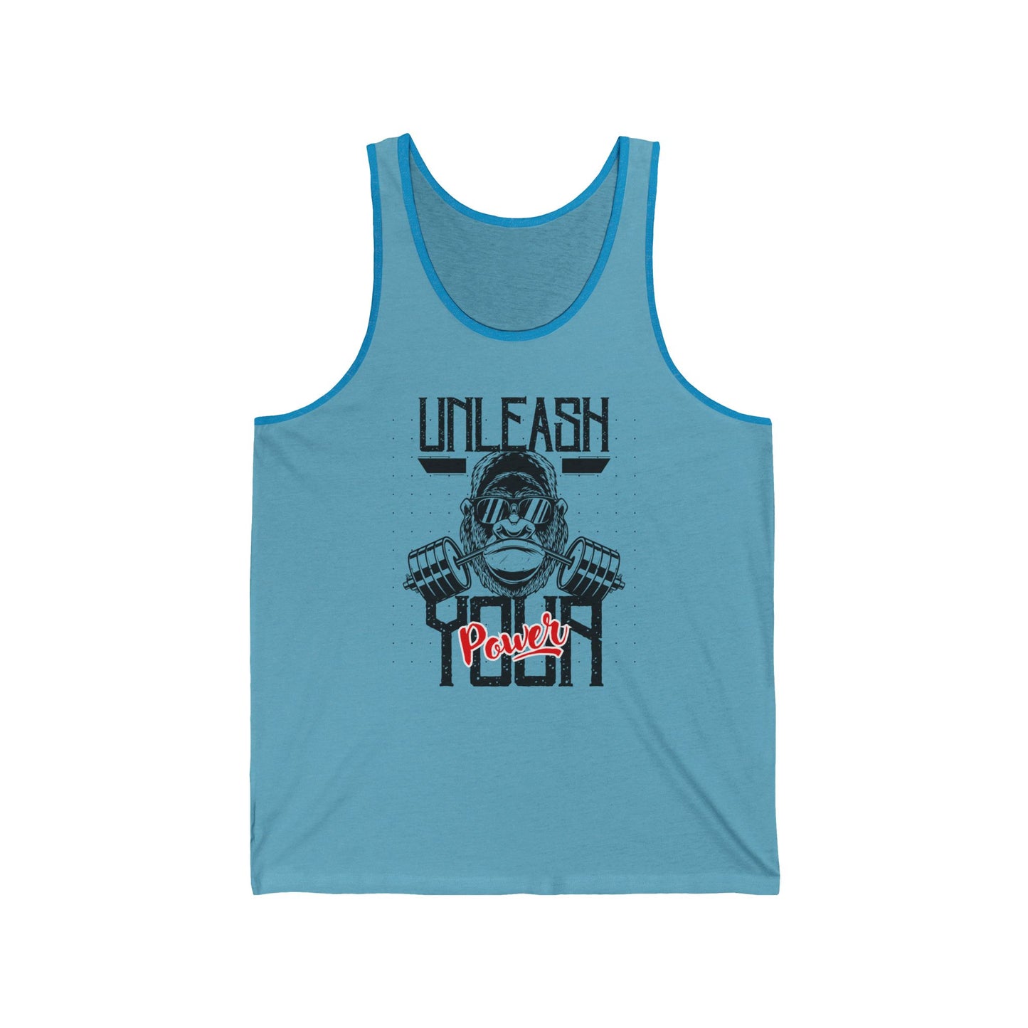 Unleash Your Power shirt Power Unleashed Tank Top, Gym Muscle Tee, Bodybuilding Shirt, Gorilla Strong, Fitness Apparel