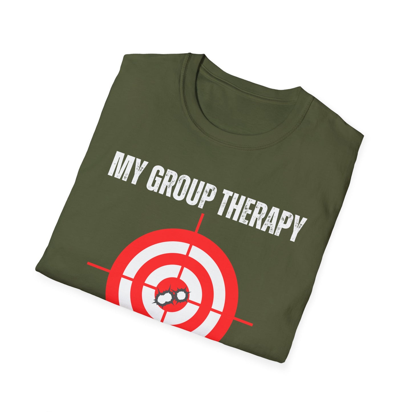My Group Therapy Gun T Shirts Funny Gun Shirt for Shooting  gift for hunting gift for hunter gifts for Patriot gift for Pro Gun Shirt