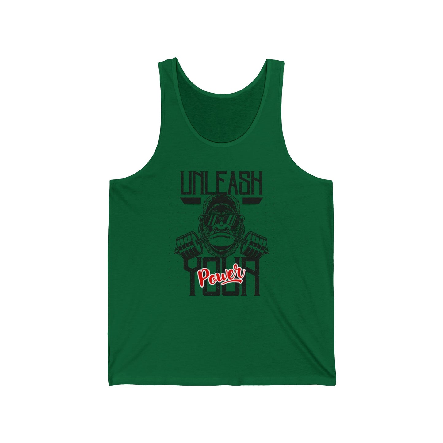 Unleash Your Power shirt Power Unleashed Tank Top, Gym Muscle Tee, Bodybuilding Shirt, Gorilla Strong, Fitness Apparel