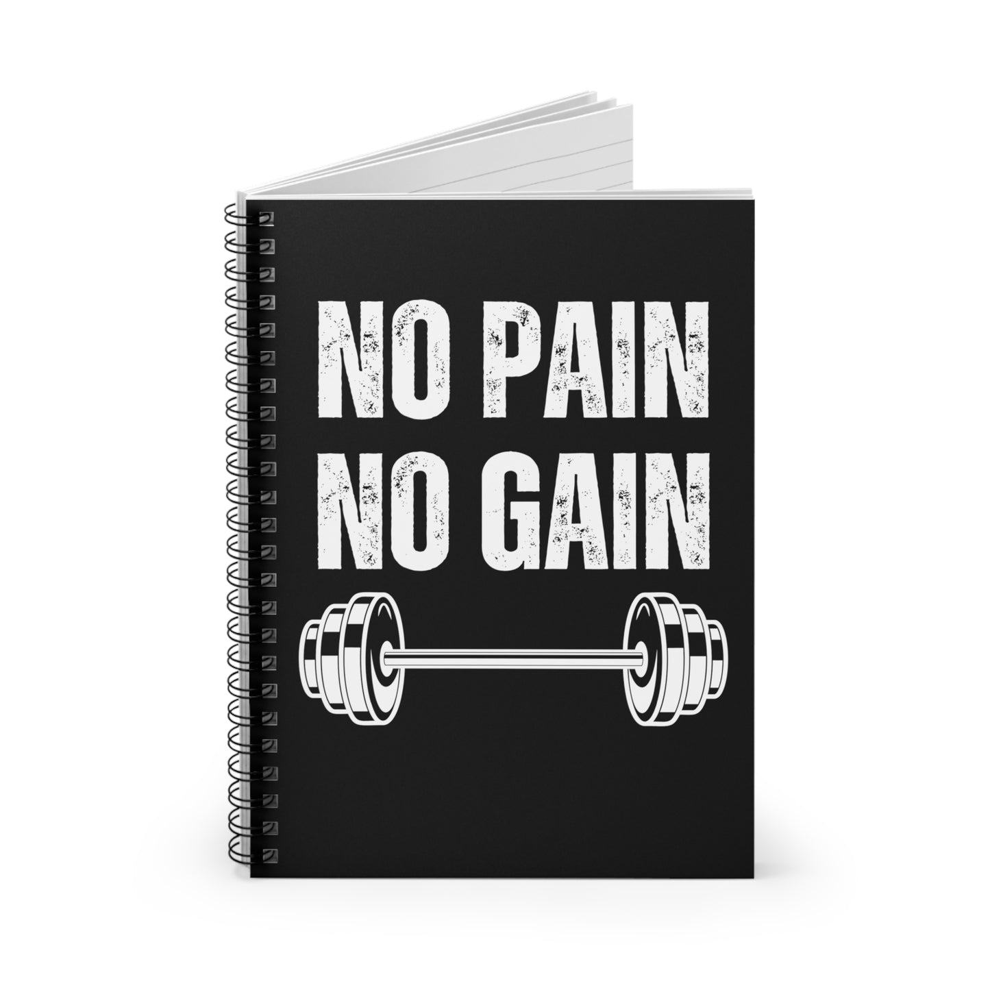 Training Log Book for Gym Lover gift for Workout Lover Working Out Notebook No Pain No Gain Notebook Fitness Journal
