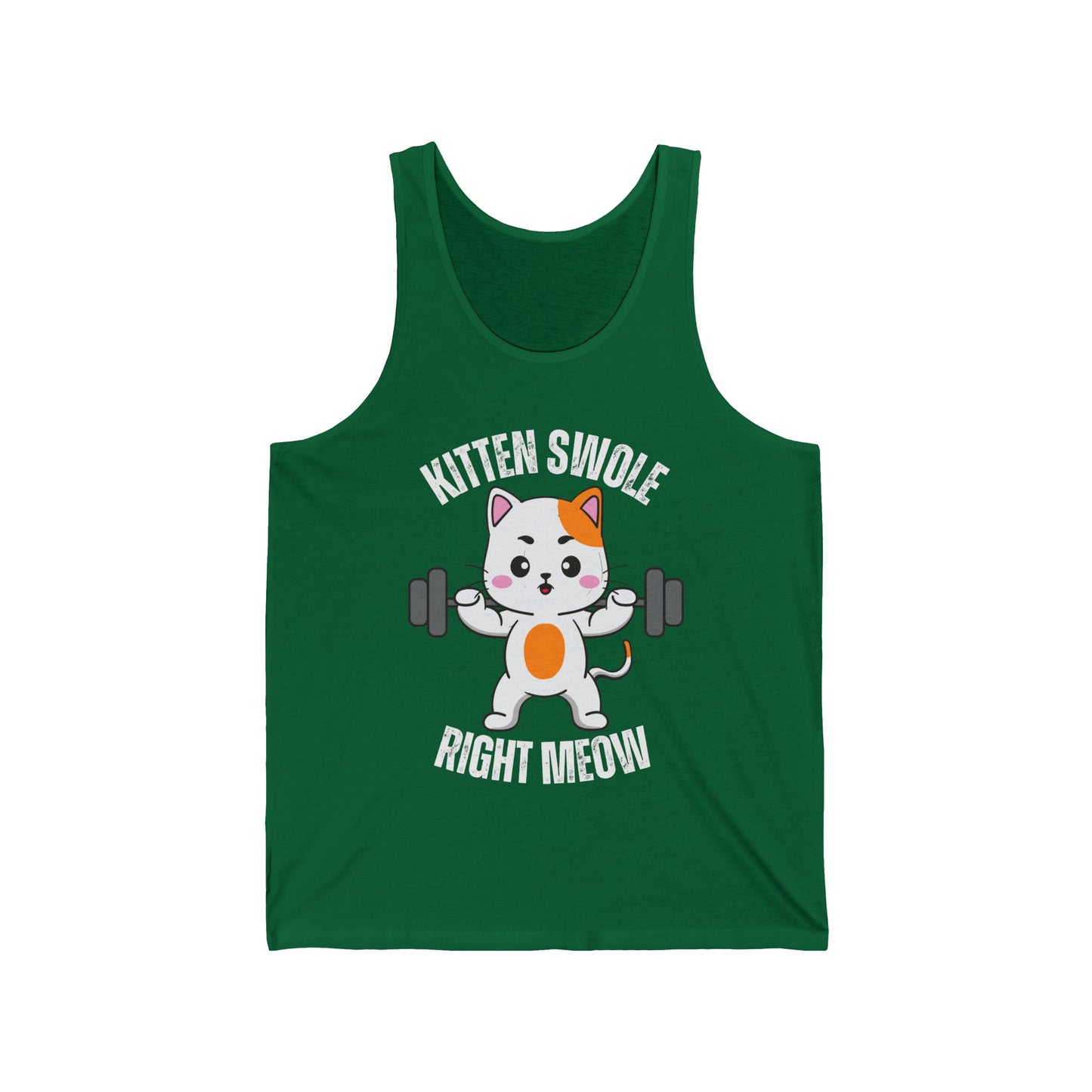 Workout Tank Top for Cat Lover gift for Gym giftsFunny Cat Pun Shirt Cat Saying Tshirt  Cats Quote Tank Tops Kitten Swole Right Meow