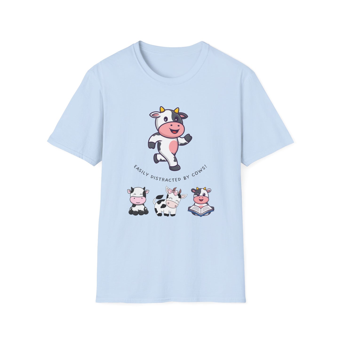 Easily Distracted By Cows Shirts Funny Cow T-shirt for Cow Lovers Cute Cow T Shirt for Cow Lover gift Beef Lover Shirt