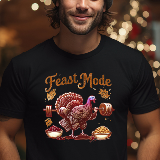 Thanksgiving Shirt for Thanksgiving Party TShirt for Funny Turkey Tees for Gym lover T-shirt Turkey Working Out Deadlifting T-shirts for Gym