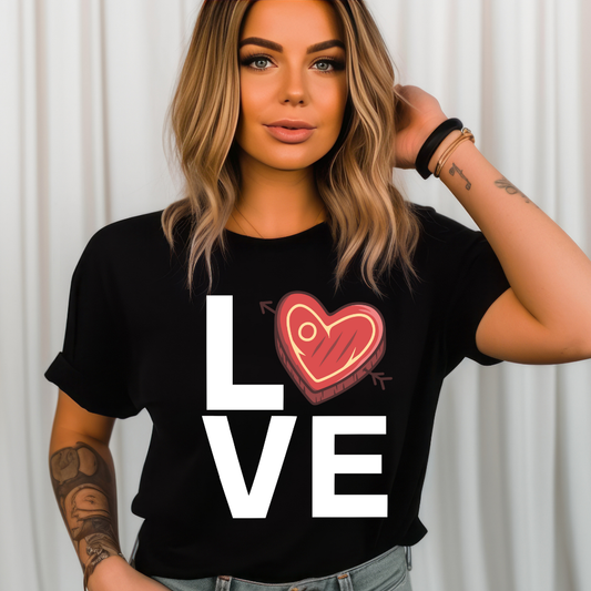Steak Love T-shirt or Meat Lover gift Meat Shirt for Carnivore gift I LOVE MEAT I Love Steak t shirt I Heart Steak Tee Shirts for Carnivore Diet