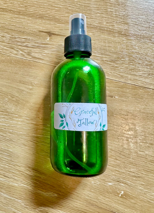 Rose Water Toner Hydrating Face Toner for sensitive skin Moisturizing Facial Toner 8oz GLASS Spray Bottle