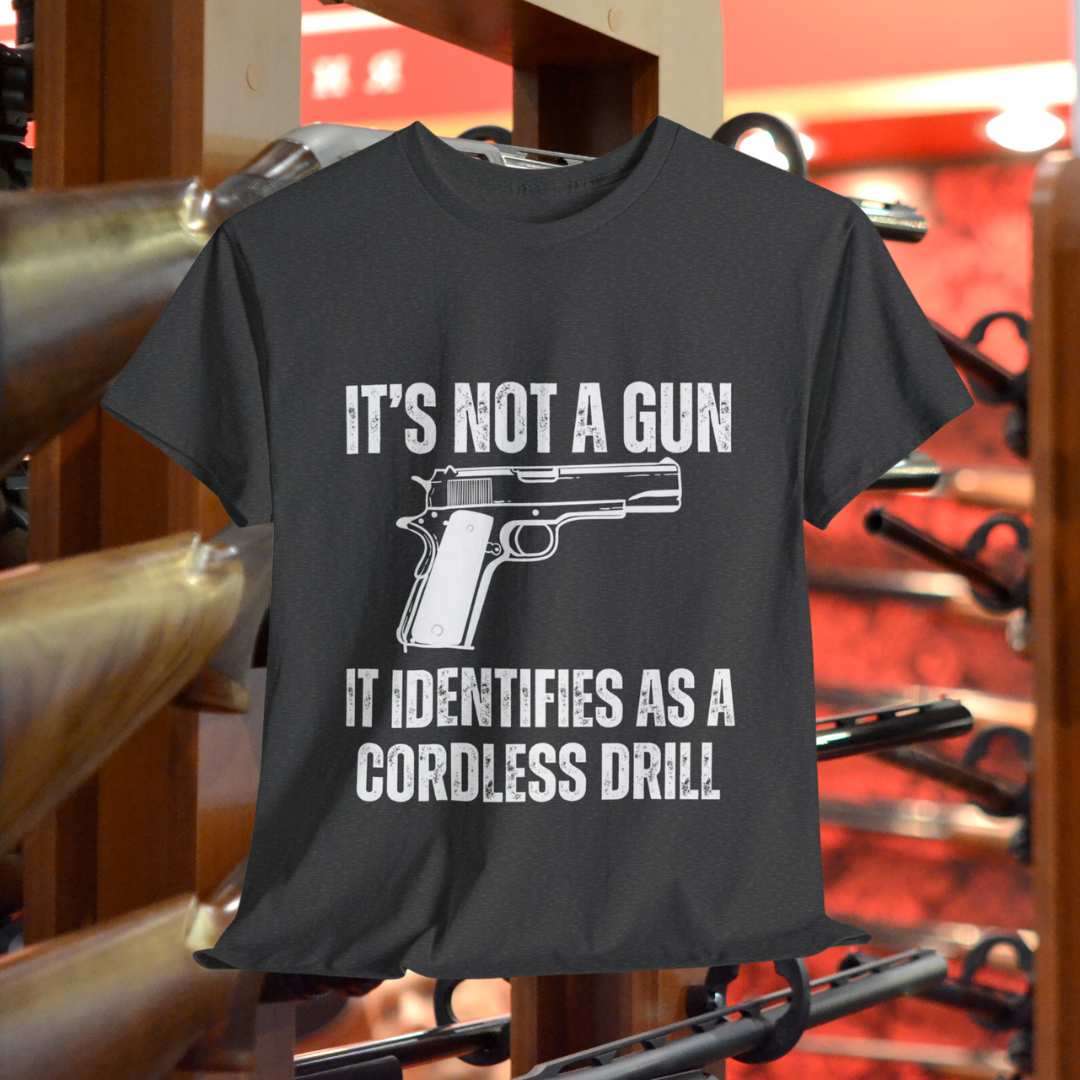 Gun Pronoun Shirt Funny Guns T-Shirt for Election gift 2nd Amendment Supporter gifts for Second Amendment Supporter It's Not A Gun It Identifies As
