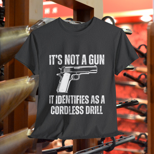 Gun Pronoun Shirt Funny Guns T-Shirt for Election gift 2nd Amendment Supporter gifts for Second Amendment Supporter It's Not A Gun It Identifies As