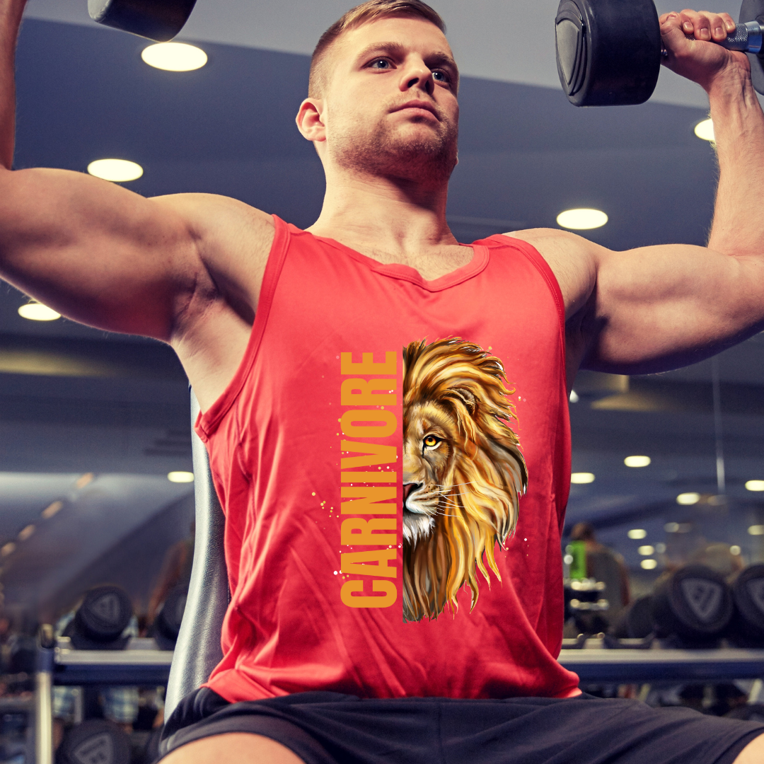 Carnivore Tank Top for Lion Diet gifts for Meat Lovers gift for Keto T shirt for Men gifts Funny Shirts for Her gift for BBQ Lovers Tank Tops
