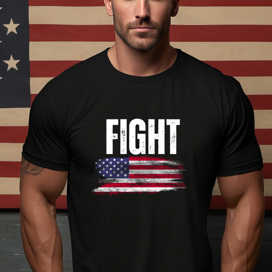 Trump Fight Shirt for 2024 election T-shirt for Conservative gifts for Republican gift for Political T Shirts for Funny Trump Supporter