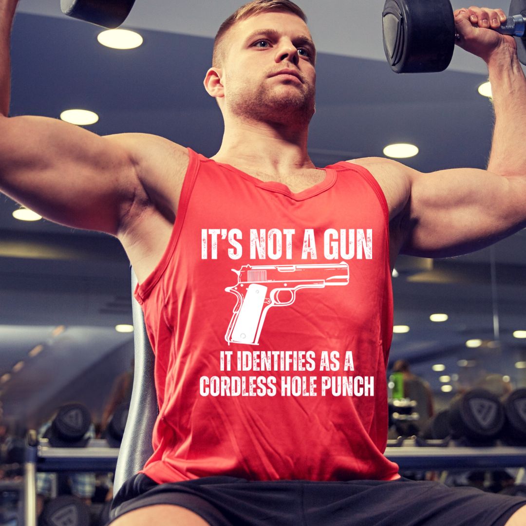 Funny Gun Tank Top for 2nd Amendment Supporter gift for Gun Lover gifts Pistol Tank Tops for Pro Gun Tank Tops Funny Gun Puns for Him gifts