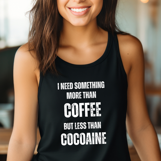 Funny Coffee Saying Unisex Tank Top, Coffee Lovers Gift Ideas sleeveless tank