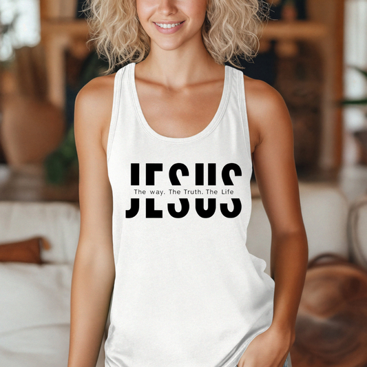 Faithful Workout Tank Top, Christian Gym Shirt, Jesus Unisex Tank, Spiritual Tank Top, Religious Jersey Tank, Inspirational Tank