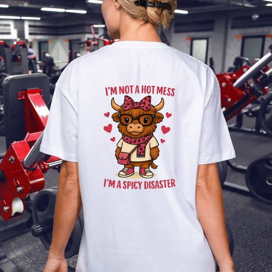 Cute Cow Shirt for Cow Lover gifts for Cow Girl Funny Cow T-Shirt Spicy Disaster T Shirts Cow Lover T-shirt Homestead Tee Farming Shirt