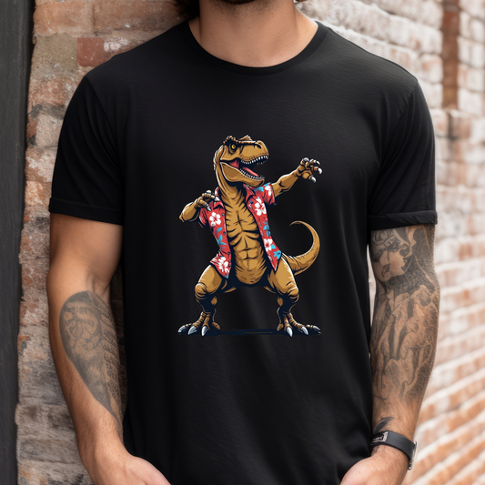 Dancing Dinosaur T Shirt for Funny gifts for Christmas present for Dinosaur Lovers gift for Cute Dino Tees T Rex TShirts T-rex T-shirts