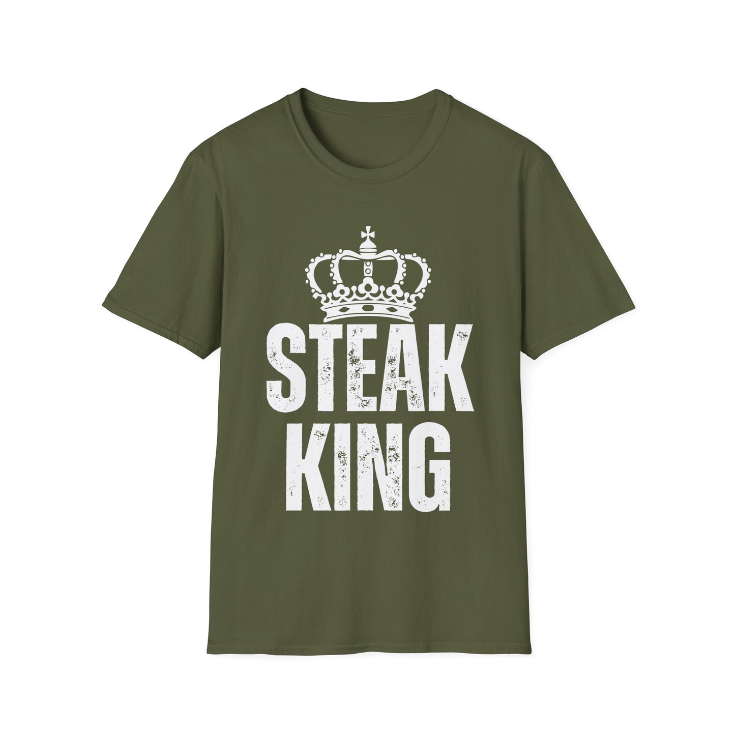 STEAK KING T Shirt for Meat Lover Shirt for Steak Lover gift for Carnivore gift for Grilling gift for Him - Couples T-shirts