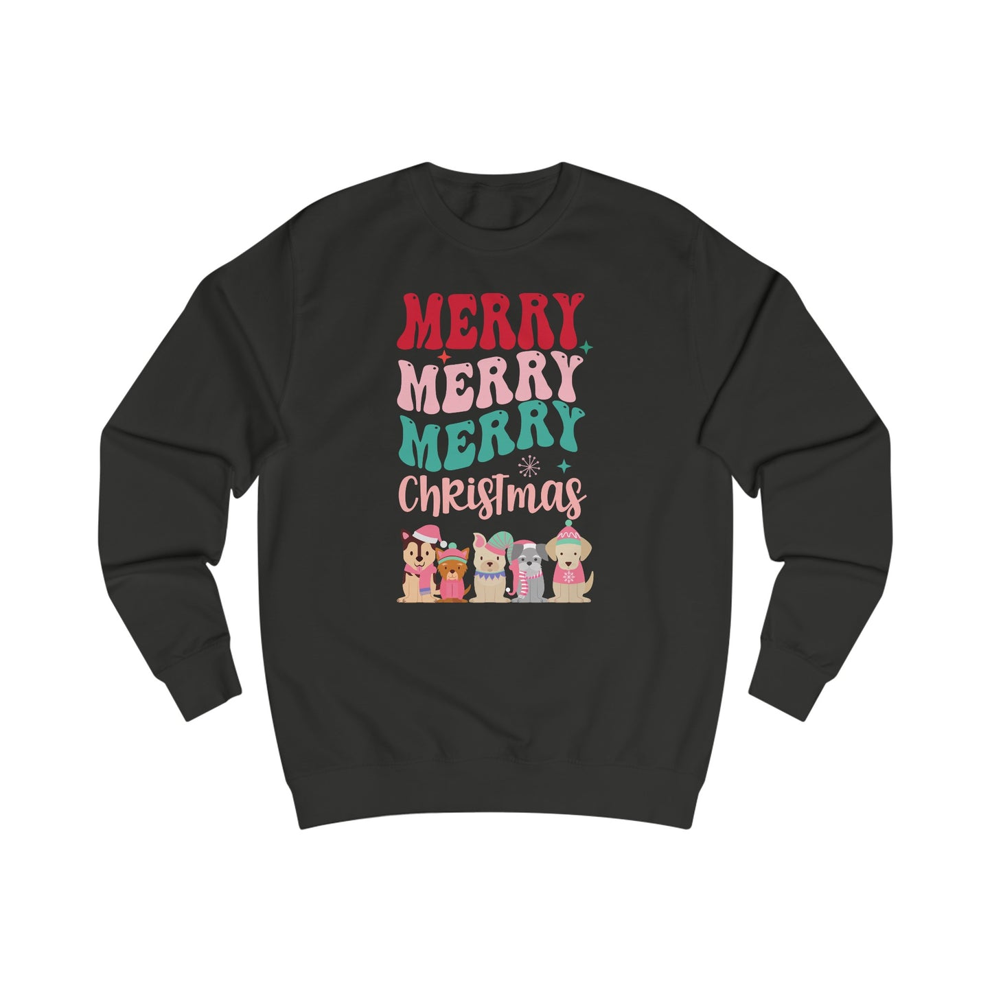 Christmas Dogs Sweater Dogs Sweatshirt for Dog Mom gift for Christmas present for Dog Lady Groovy Puppy Sweatshirts  for Her