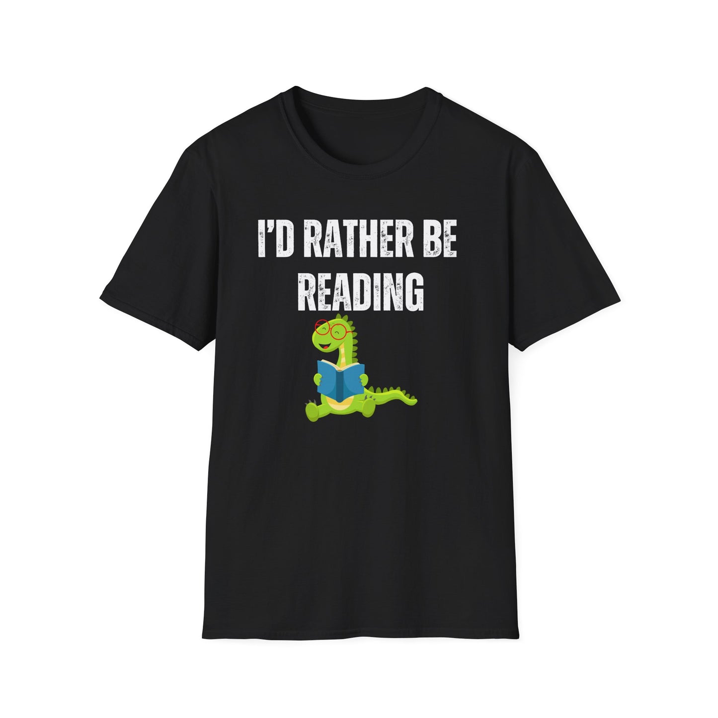 Bookish Shirts for Dragon Lover gift for Book Lover gifts for Bookworm T Shirt I'd Rather Be Reading Shirt Dragons Reading a Book T-shirt
