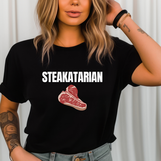 Carnivore Shirt for Steak Lover gift for Meat Lover gifts for Carnviore Diet T Shirts for Mens gift for Christmas STEAKATARIAN T Shirt