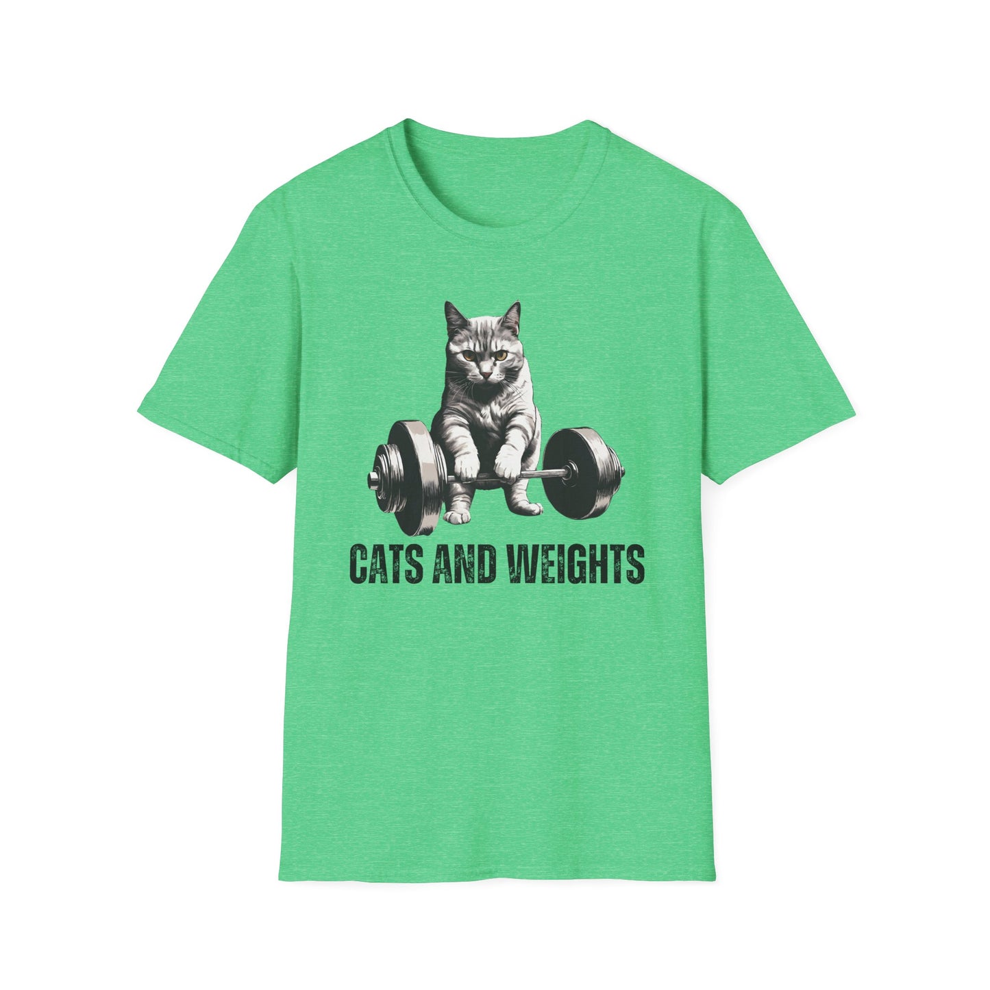 Cat Deadlifting T-Shirt for Cat Lover gift for Powerlifter gift Powerlifting Cat Shirt Funny Weightlifting CAT T Shirt