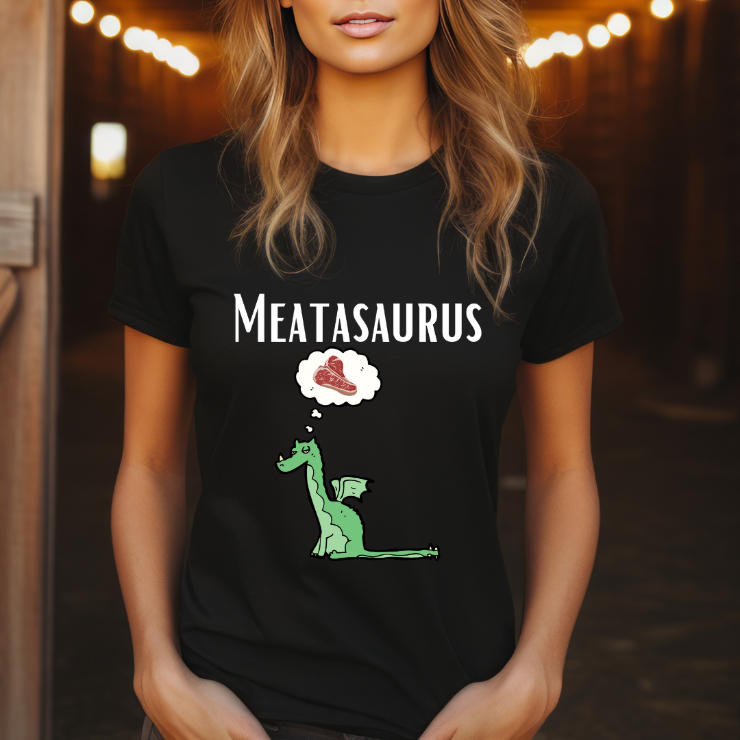 Funny Carnivore Shirt for Meat Lovers gift for Her gift for Him Meatasaurus Tshirt Funny Dinosaurs Tshirts for BBQ gift Barbecue t Shirt