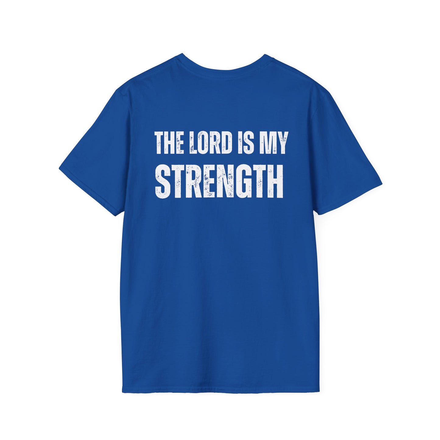 Christian Workout T-Shirt, the Lord is my Strength, Gym Tee, Bible Verse Gift, Fitness Top, Inspirational Shirt