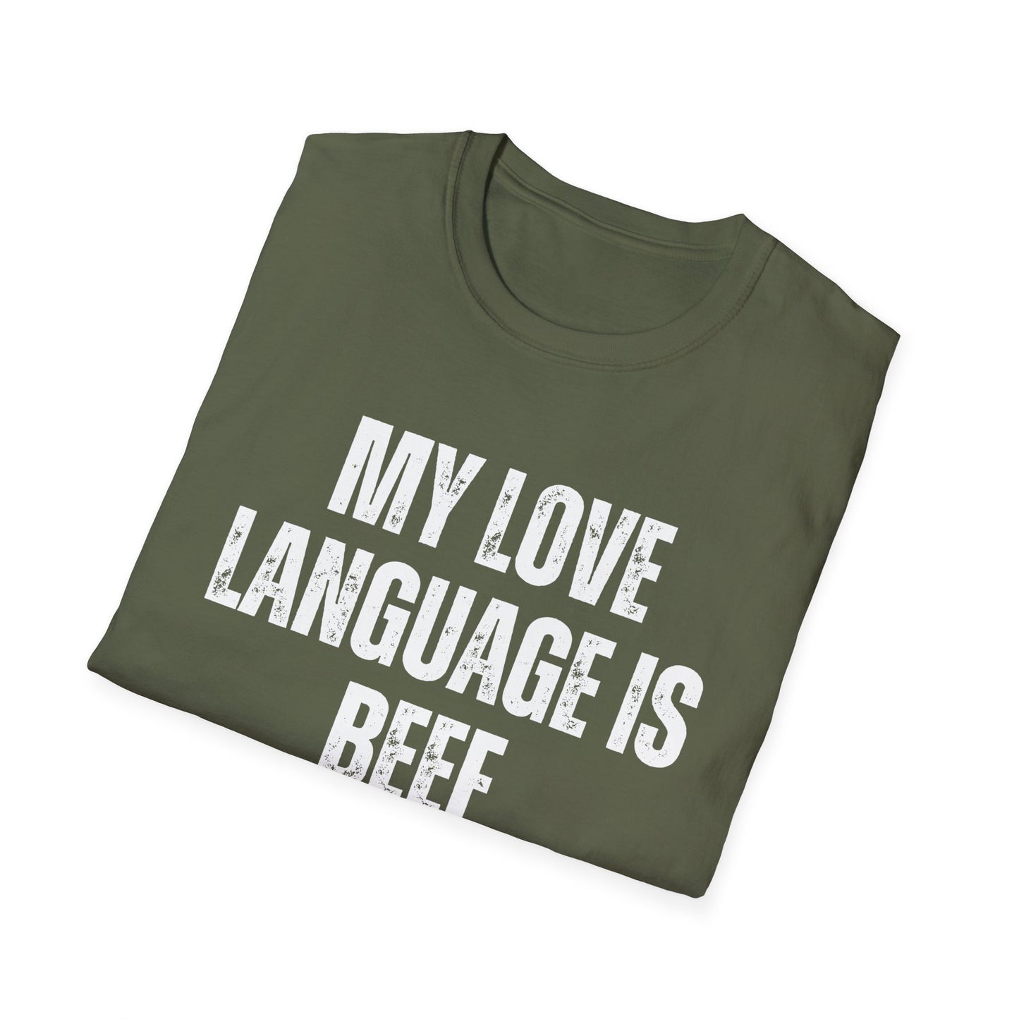 My Love Language is BEEF Tshirt for Carnivore Diet Shirt for Chef gift for Dad gifts for Husband gift for Boyfriend present for Christmas