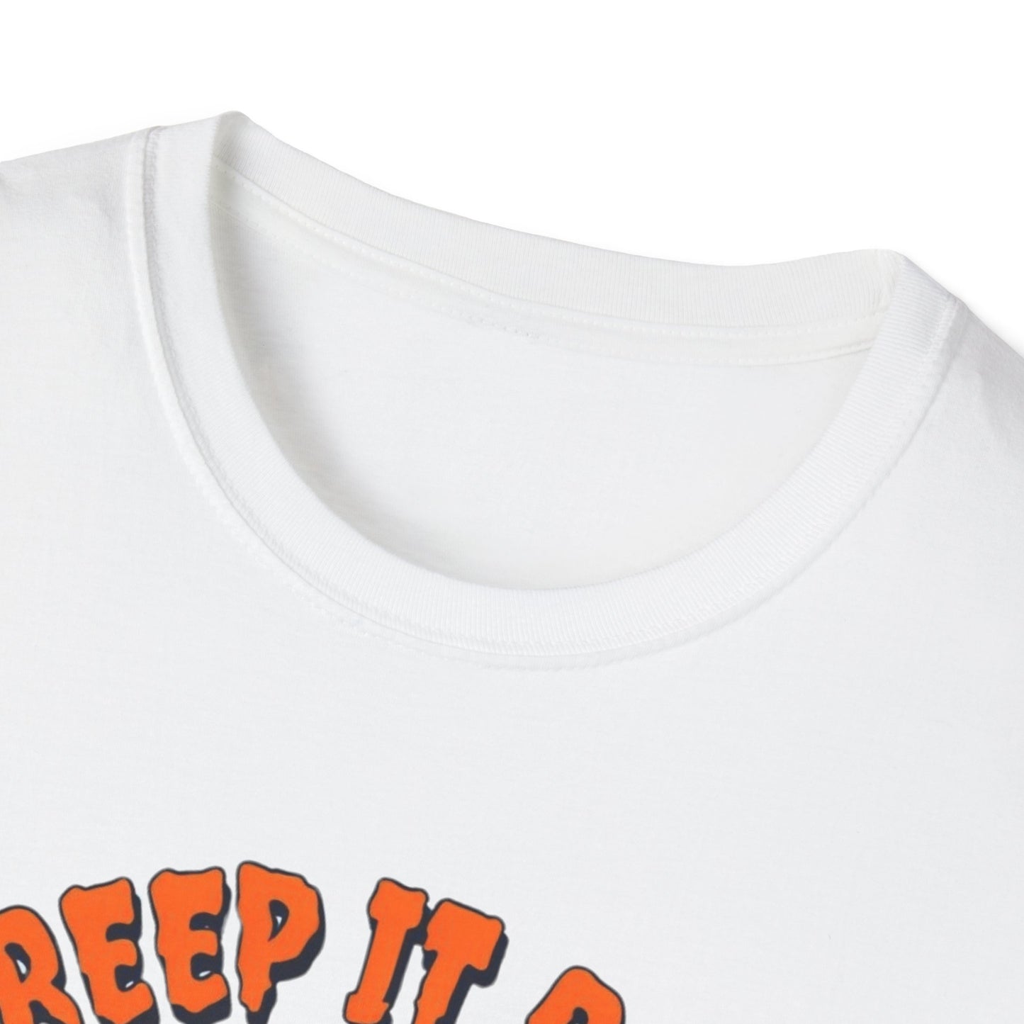 Creep It Real Tshirt Halloween T-shirt Ghost Skateboarding Shirt Halloween T Shirt for Skater gift for Cat Lover gifts Cat Halloween T-shirt