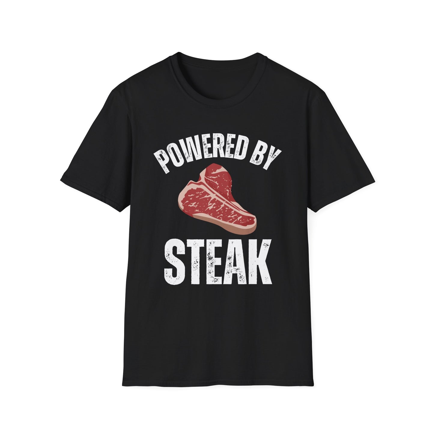Steak Shirt - Powered By Steak T-shirt for Meat Lover Shirt for Meat Lover gift for Carnivore T Shirt