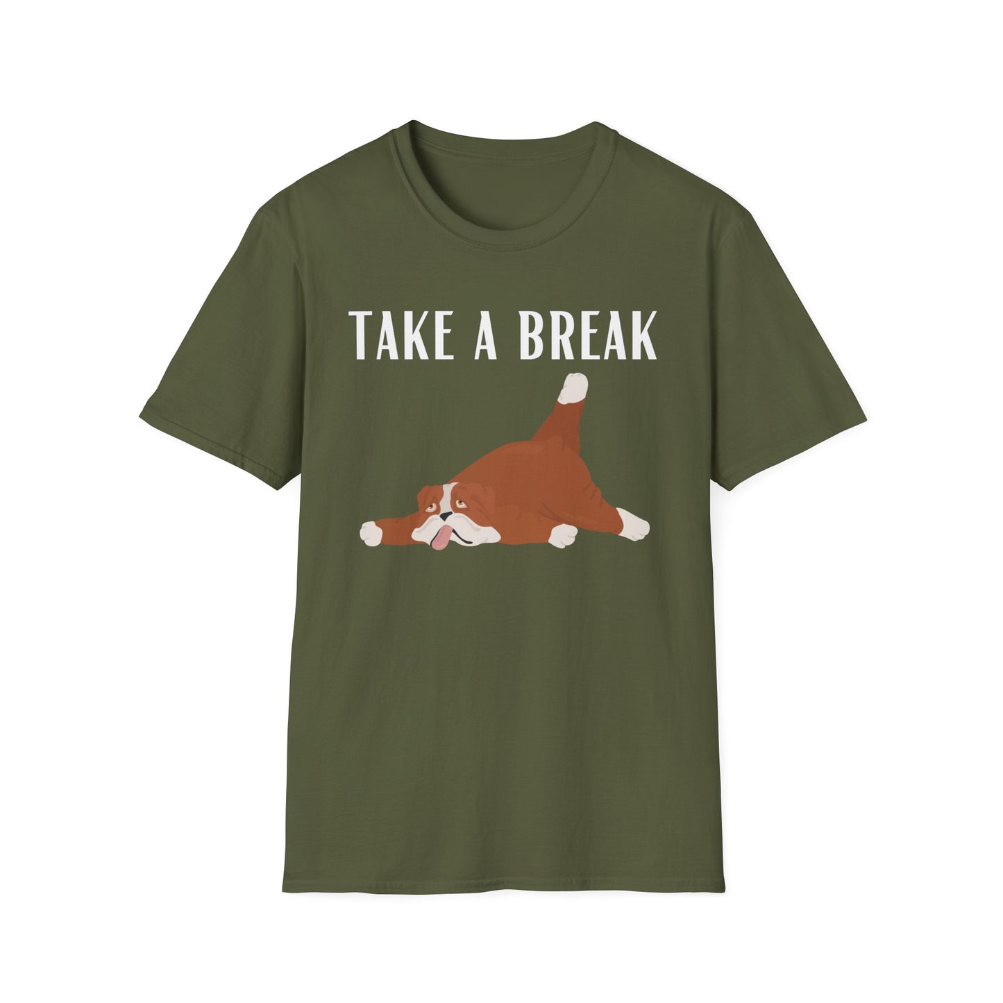 Funny Dog Shirt for Dog Lover gift Dog T-shirt for Dog Mom gift - Funny T shirts for Friend gift - Funny Dogs - Take a Break - Tired shirt