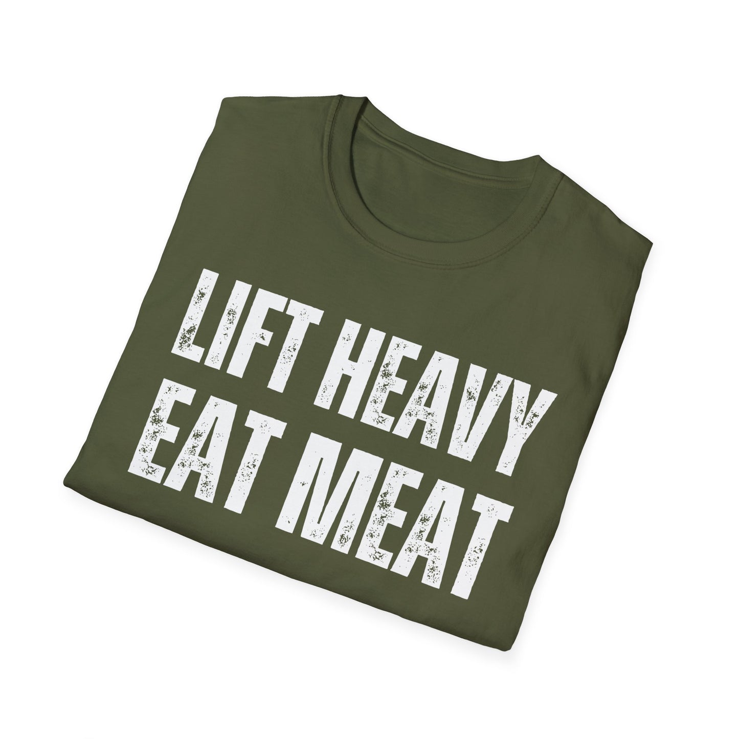 Workout Shirt for Gym Lover gift Fitness T Shirt for Powerlifting gift for Carnivore gift for Meat Lover shirt Lift Heavy Eat Meat T-shirt