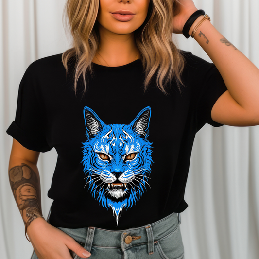 Angry Cat Shirt for Cat Lover gifts for Funny Cat Shirts Cool Graphic Tees for Cat T-shirt Graphic Cat T Shirt Colorful Cat T Shirts for Him